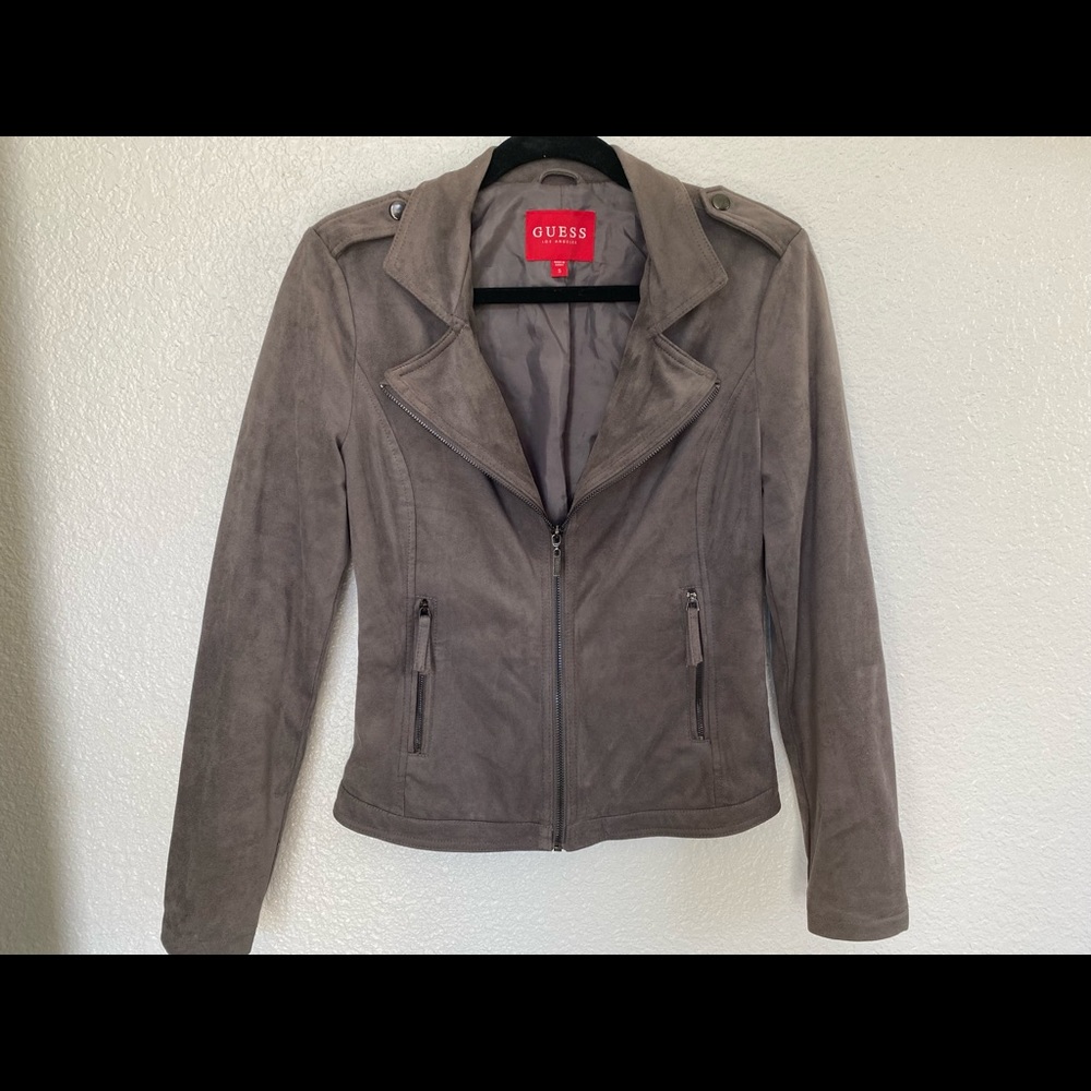 Guess Suede Moto Jacket